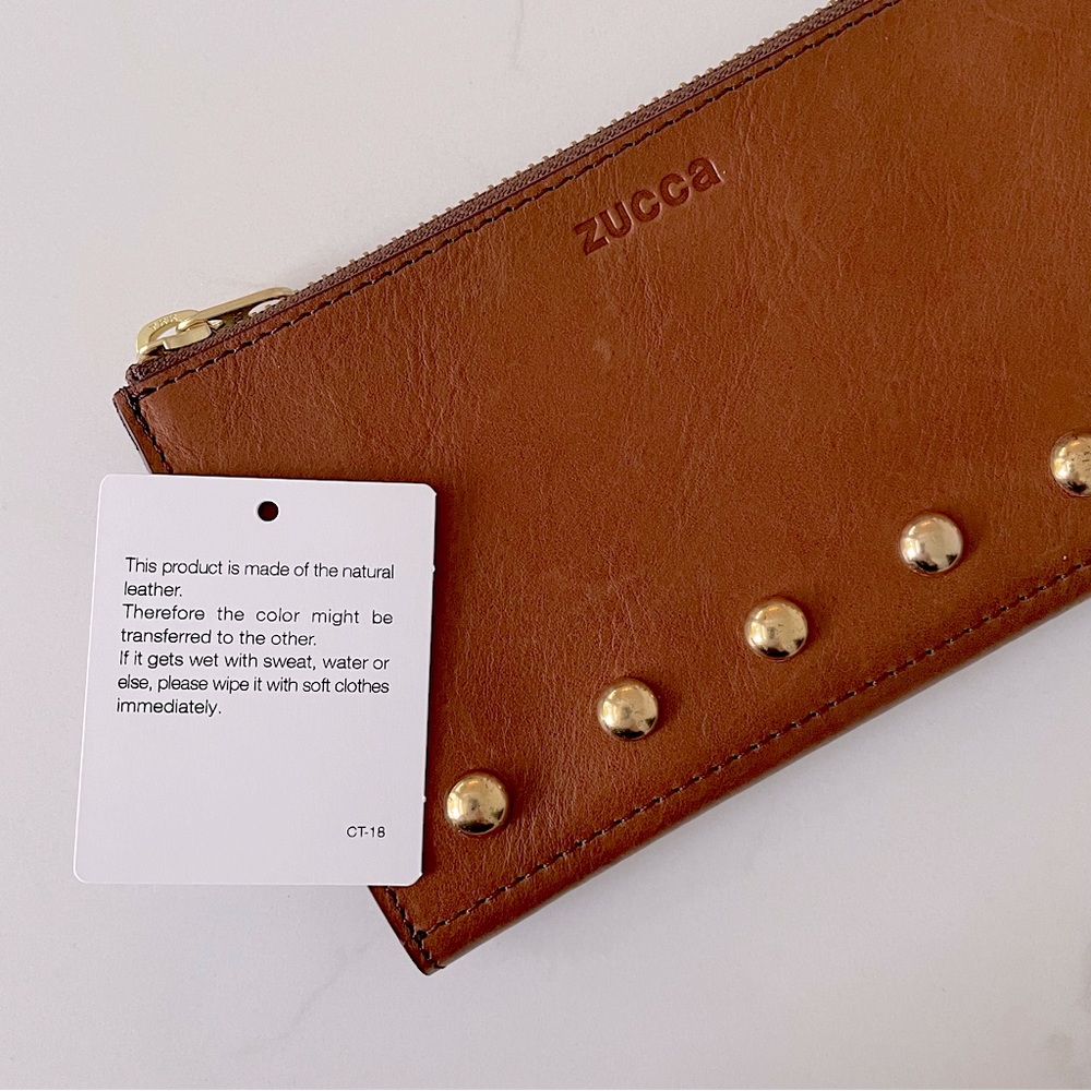 ZUCCa🇯🇵 Leather Zippered Wallet Pouch - Picture 6 of 10